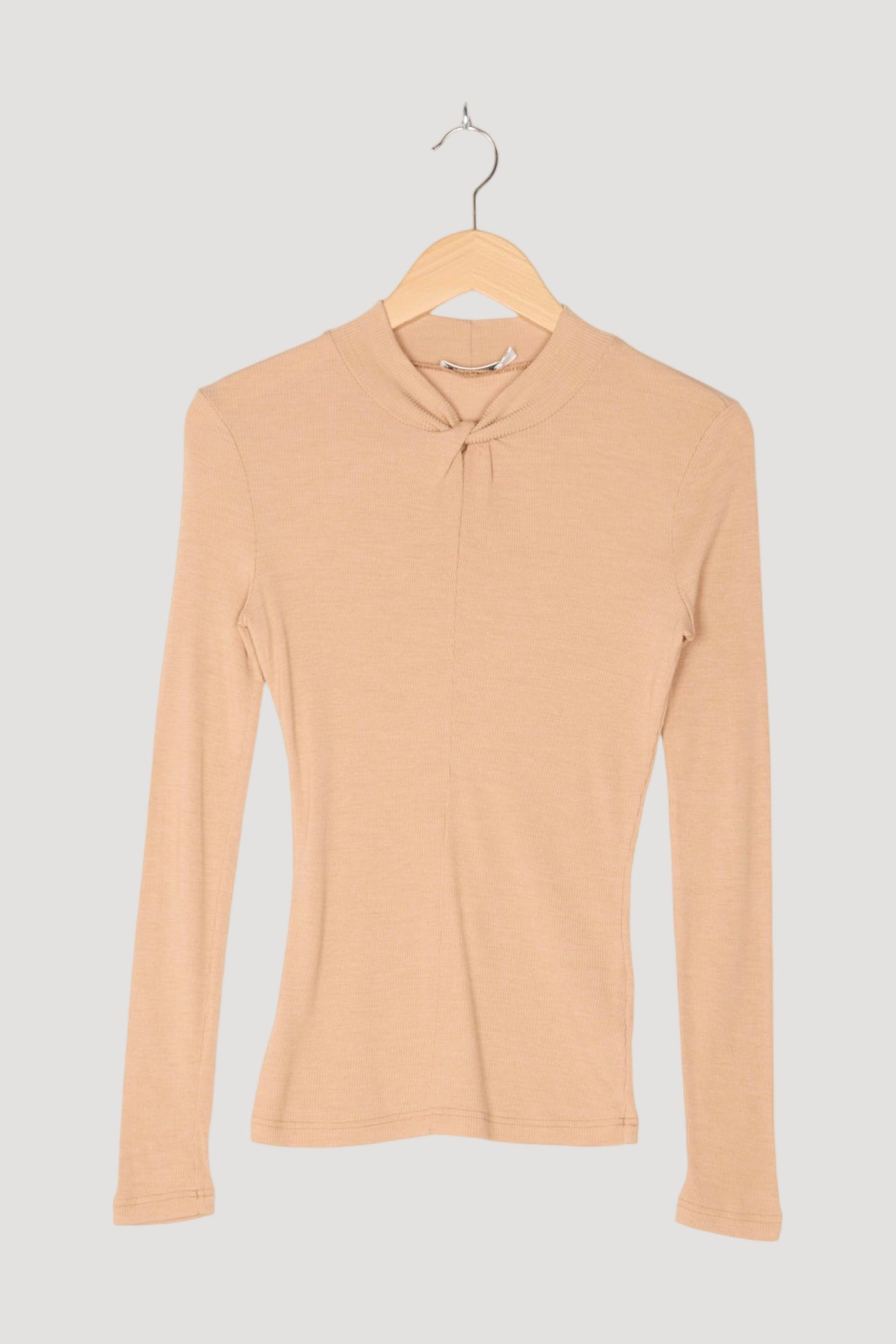 Secondhand Shirt aus Bio-Merinowolle mit Seide