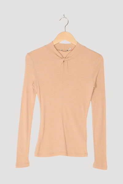 Secondhand Shirt aus Bio-Merinowolle mit Seide