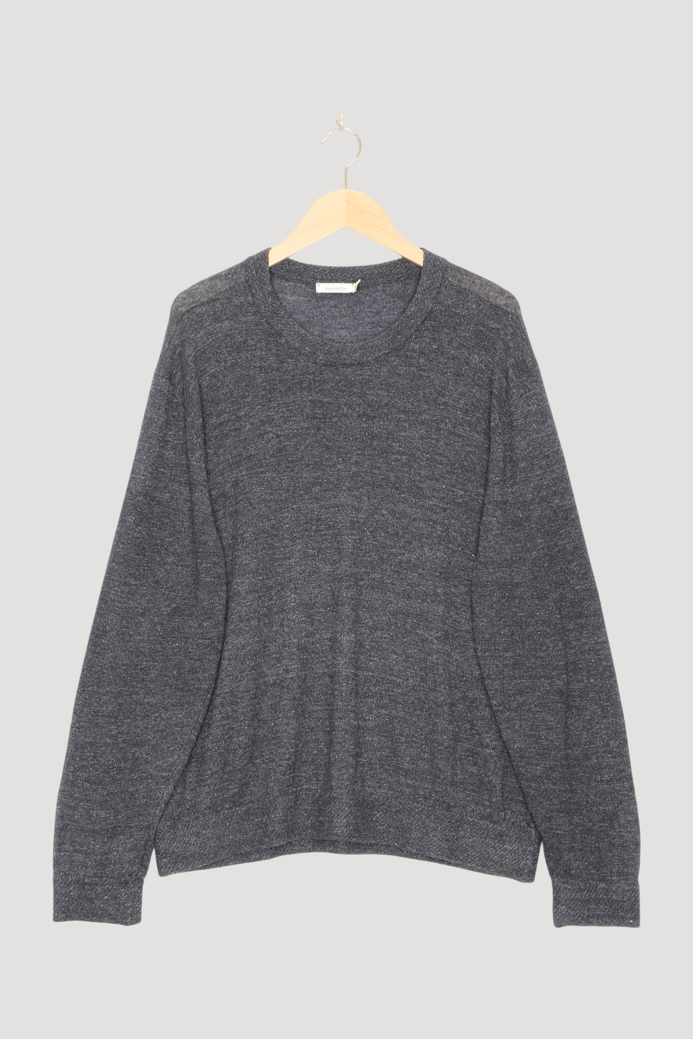 Secondhand Pullover aus Leinen mit Merinowolle