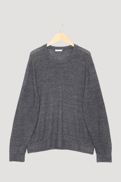 Secondhand Pullover aus Leinen mit Merinowolle