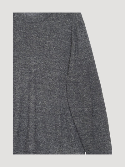Secondhand Pullover aus Leinen mit Merinowolle