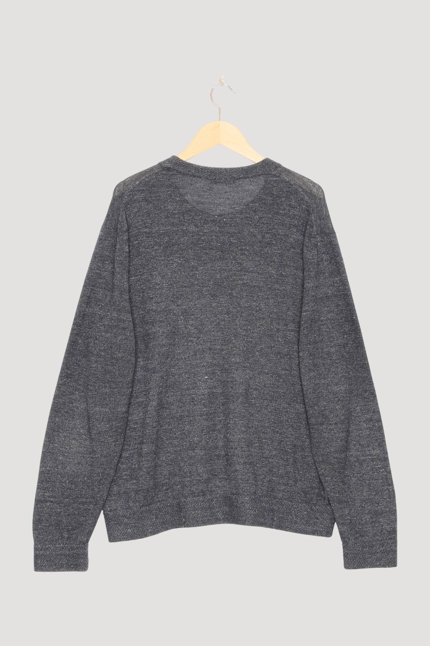 Secondhand Pullover aus Leinen mit Merinowolle