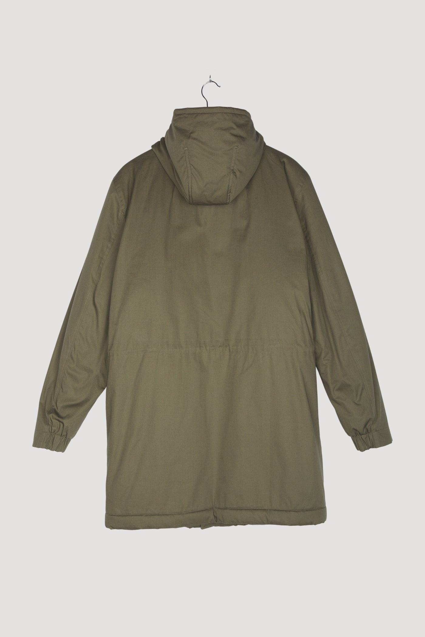 Secondhand Parka Nature Shell mit Schurwoll-Kapok-Wattierung