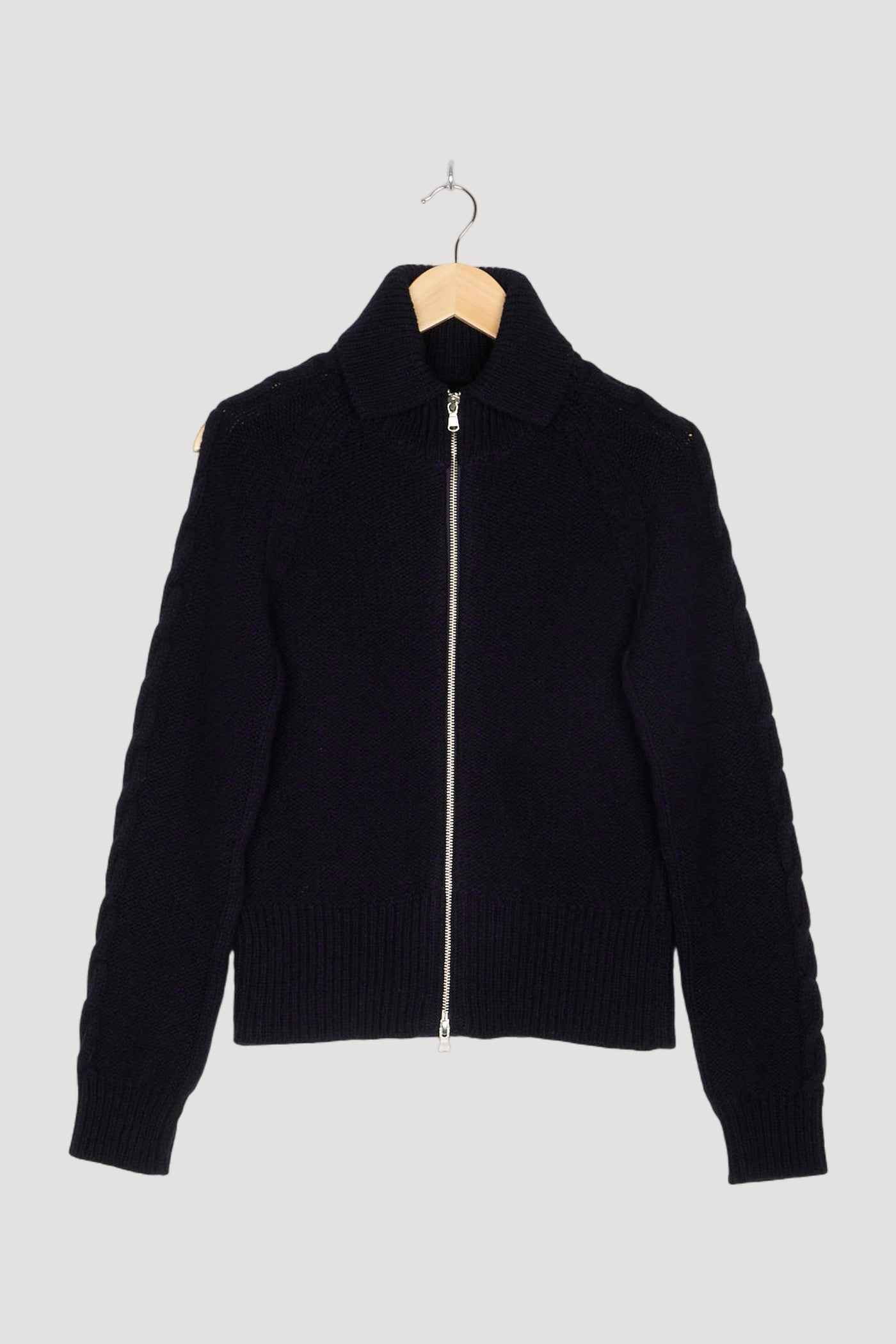 Secondhand Strickjacke Regular aus reiner Merinowolle