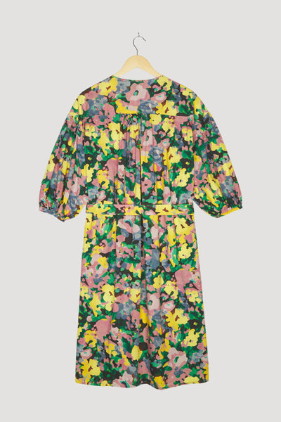 Secondhand Midi-Kleid aus reiner Bio-Baumwolle