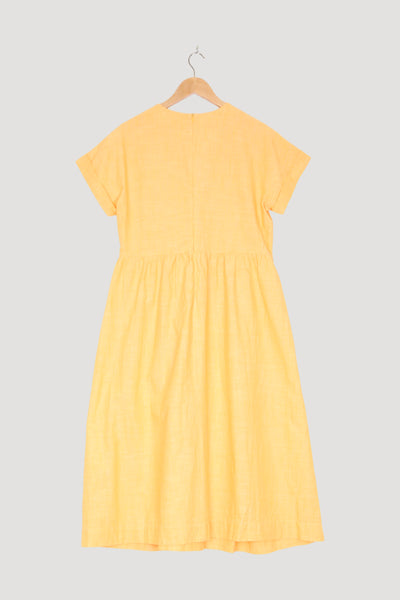 Secondhand Kleid aus Bio-Baumwolle mit Leinen