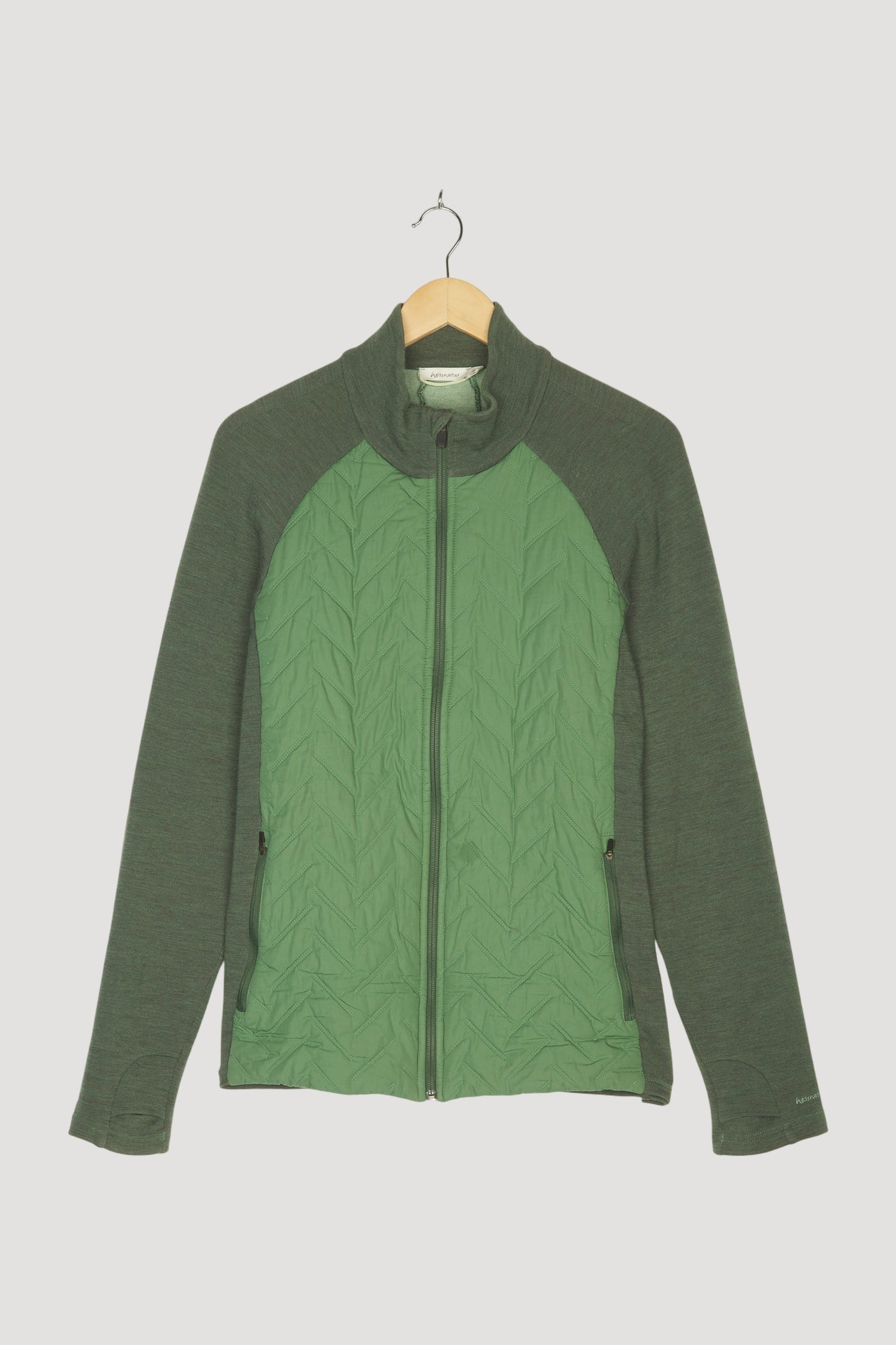 Secondhand Herren Stepp-Jacke aus Bio-Merinowolle mit Bio-Baumwolle