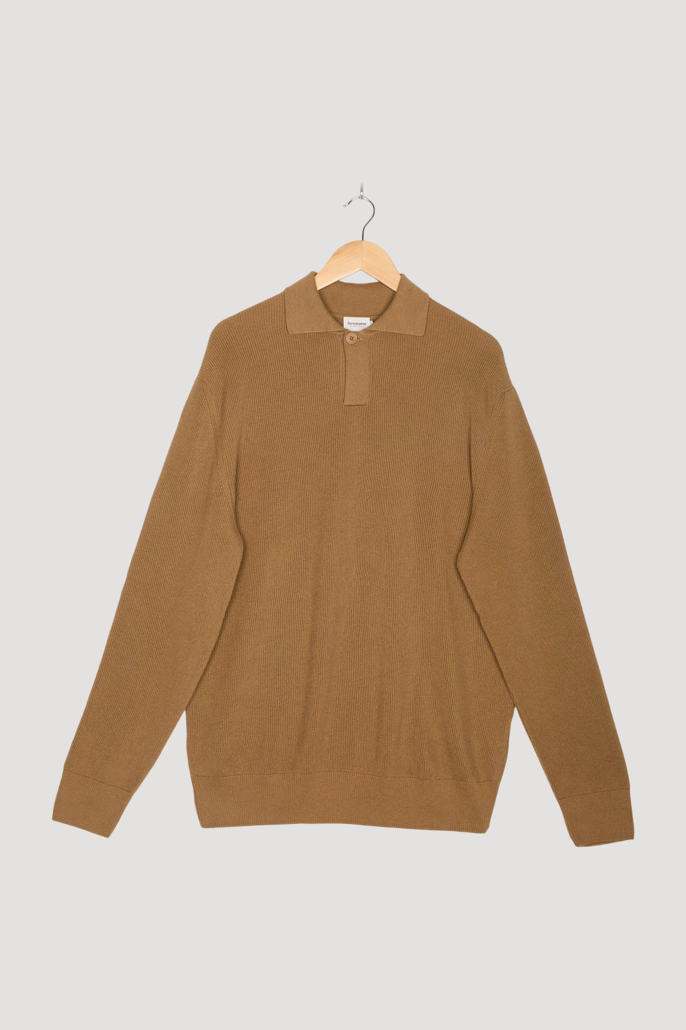 Secondhand Pullover Smart Polo aus reiner Bio-Baumwolle mit Schurwolle