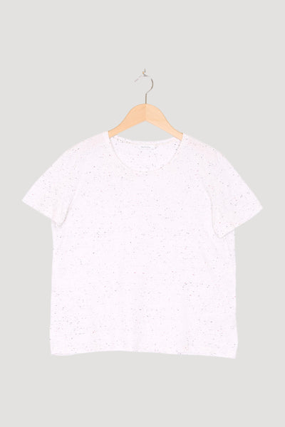 Secondhand Shirt mit Effektgarn aus reiner Bio-Baumwolle