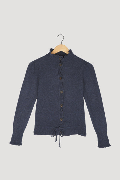 Secondhand Strickjacke aus reiner Lambswool