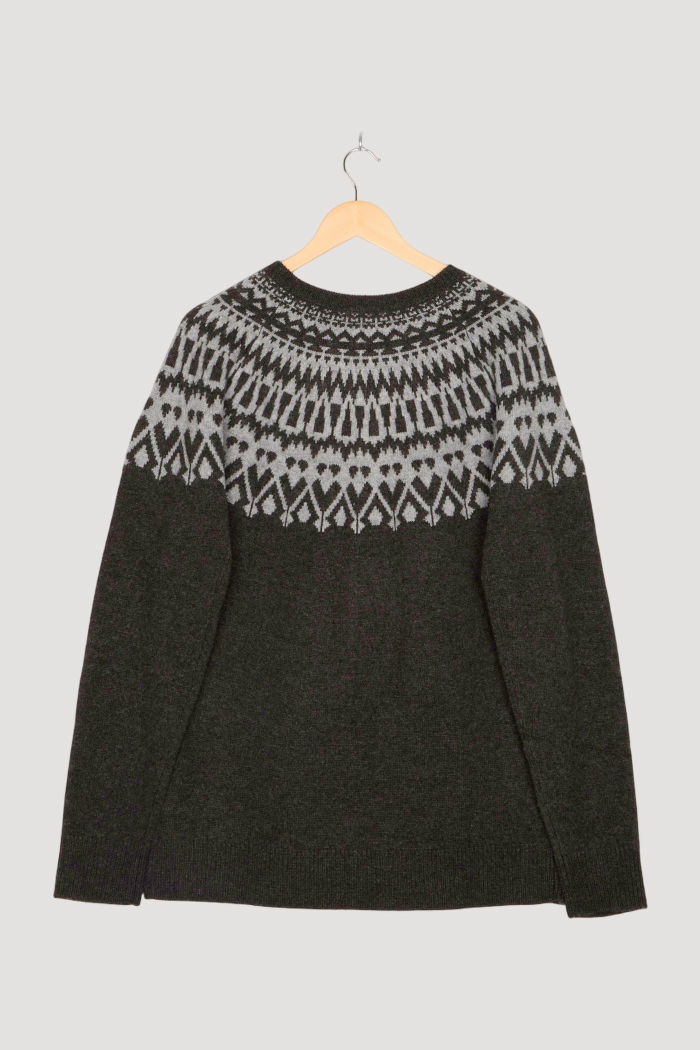 Secondhand Norweger Pullover Regular aus Schurwolle und Yak-Wolle