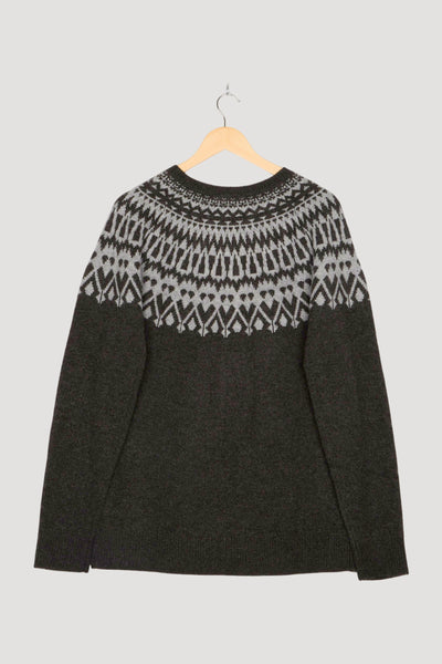 Secondhand Norweger Pullover Regular aus Schurwolle und Yak-Wolle