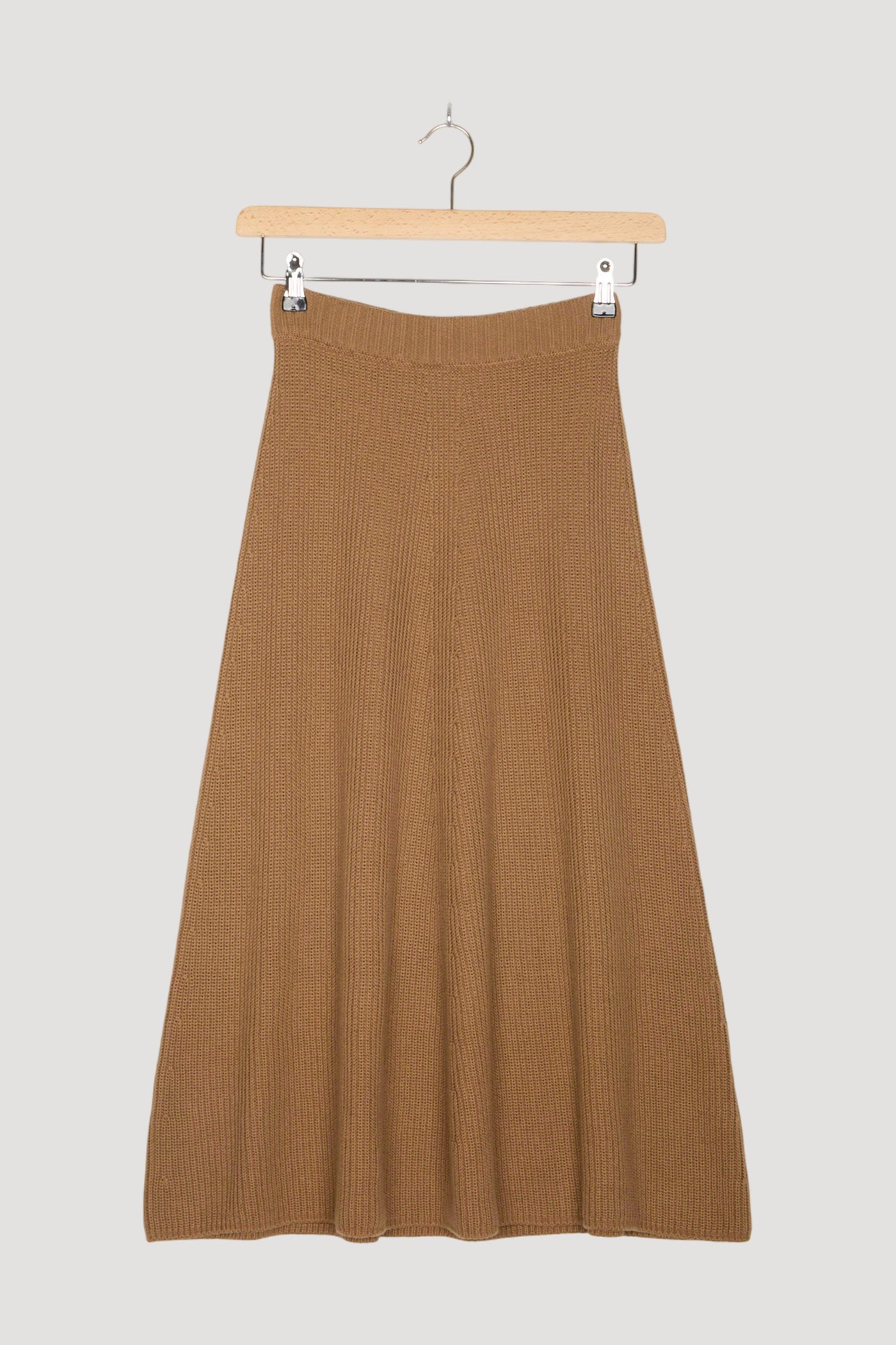 Secondhand Strickrock Midi Regular aus reiner Bio-Baumwolle