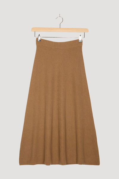 Secondhand Strickrock Midi Regular aus reiner Bio-Baumwolle