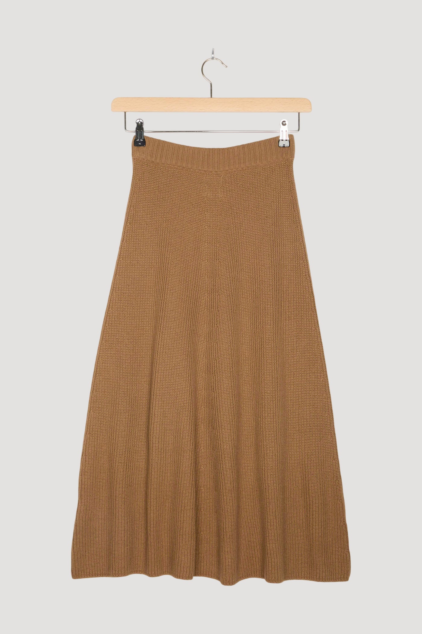 Secondhand Strickrock Midi Regular aus reiner Bio-Baumwolle