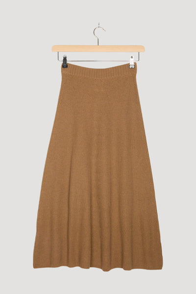 Secondhand Strickrock Midi Regular aus reiner Bio-Baumwolle