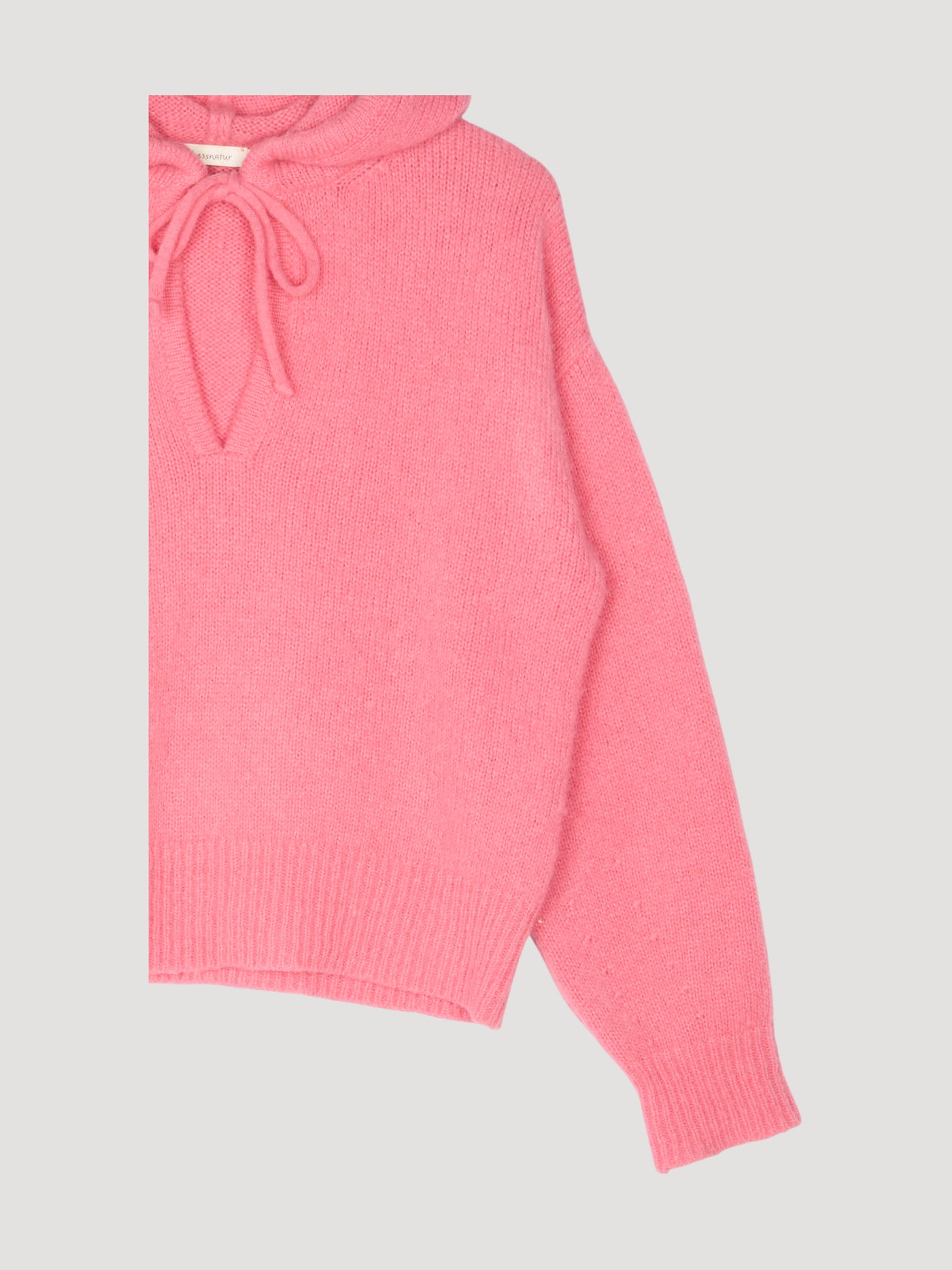 Secondhand Kapuzen-Pullover aus Alpaka mit Seide und Mohair