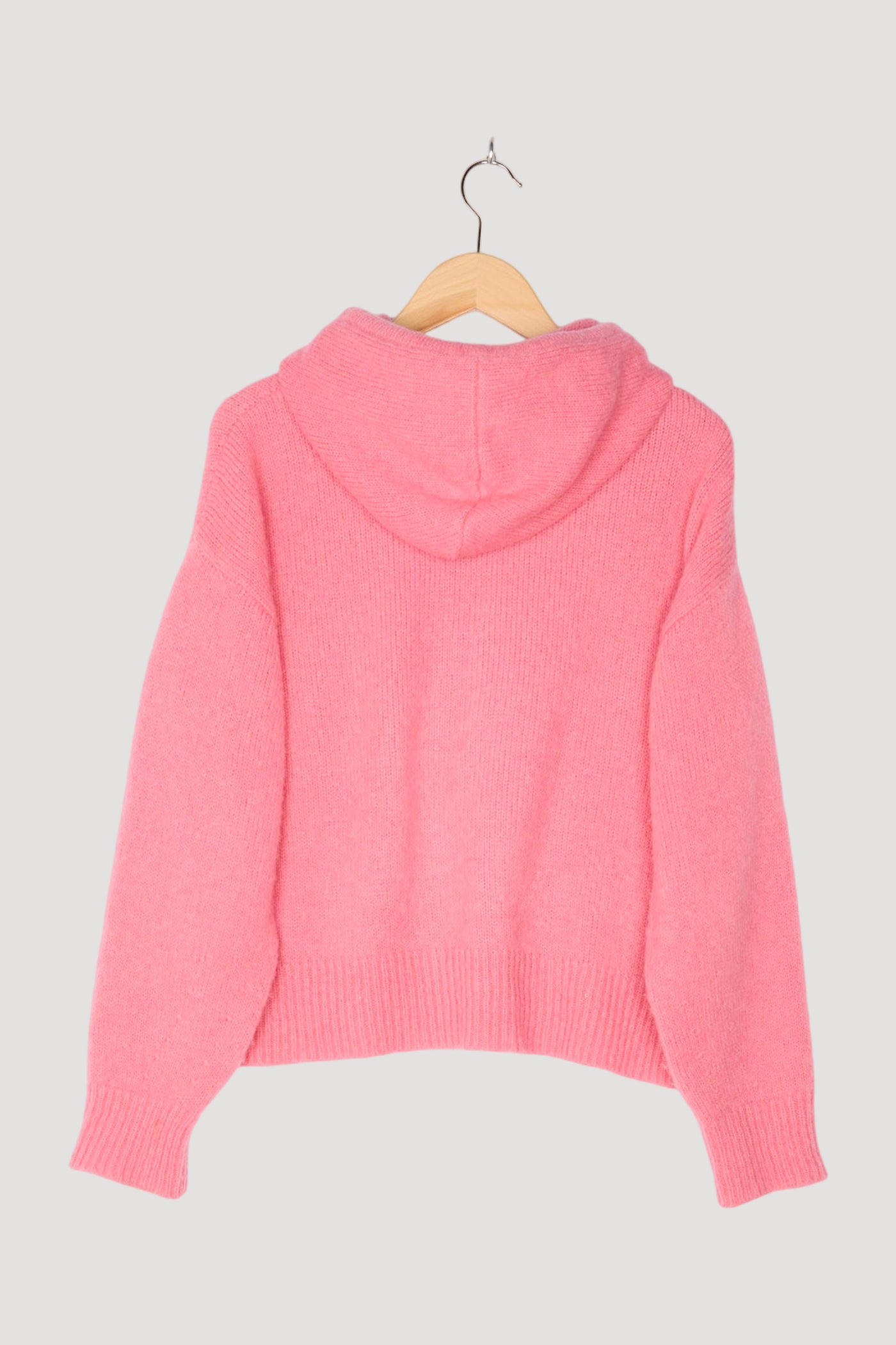 Secondhand Kapuzen-Pullover aus Alpaka mit Seide und Mohair
