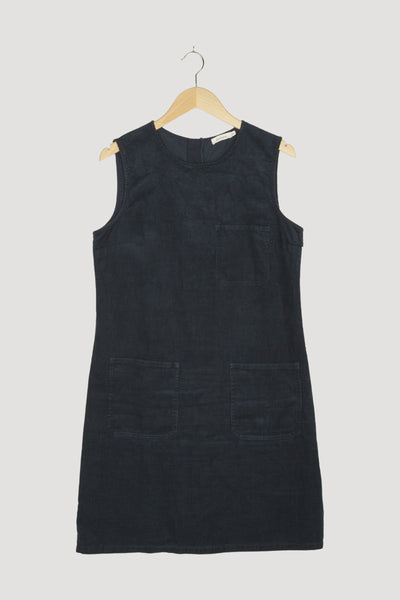 Secondhand Cord Kleid aus Hanf mit Bio-Baumwolle