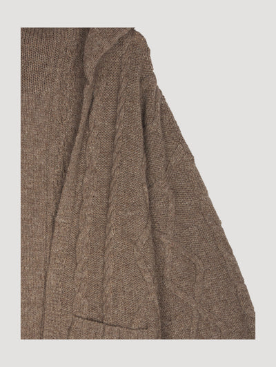 Secondhand Rhön-Strickjacke aus reiner Schurwolle