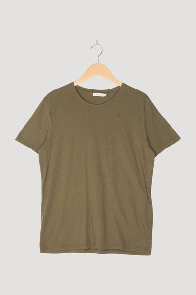 Secondhand T-Shirt aus Bio-Baumwolle mit Schurwolle
