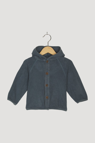 Secondhand Fleece-Jacke aus reiner Bio-Baumwolle