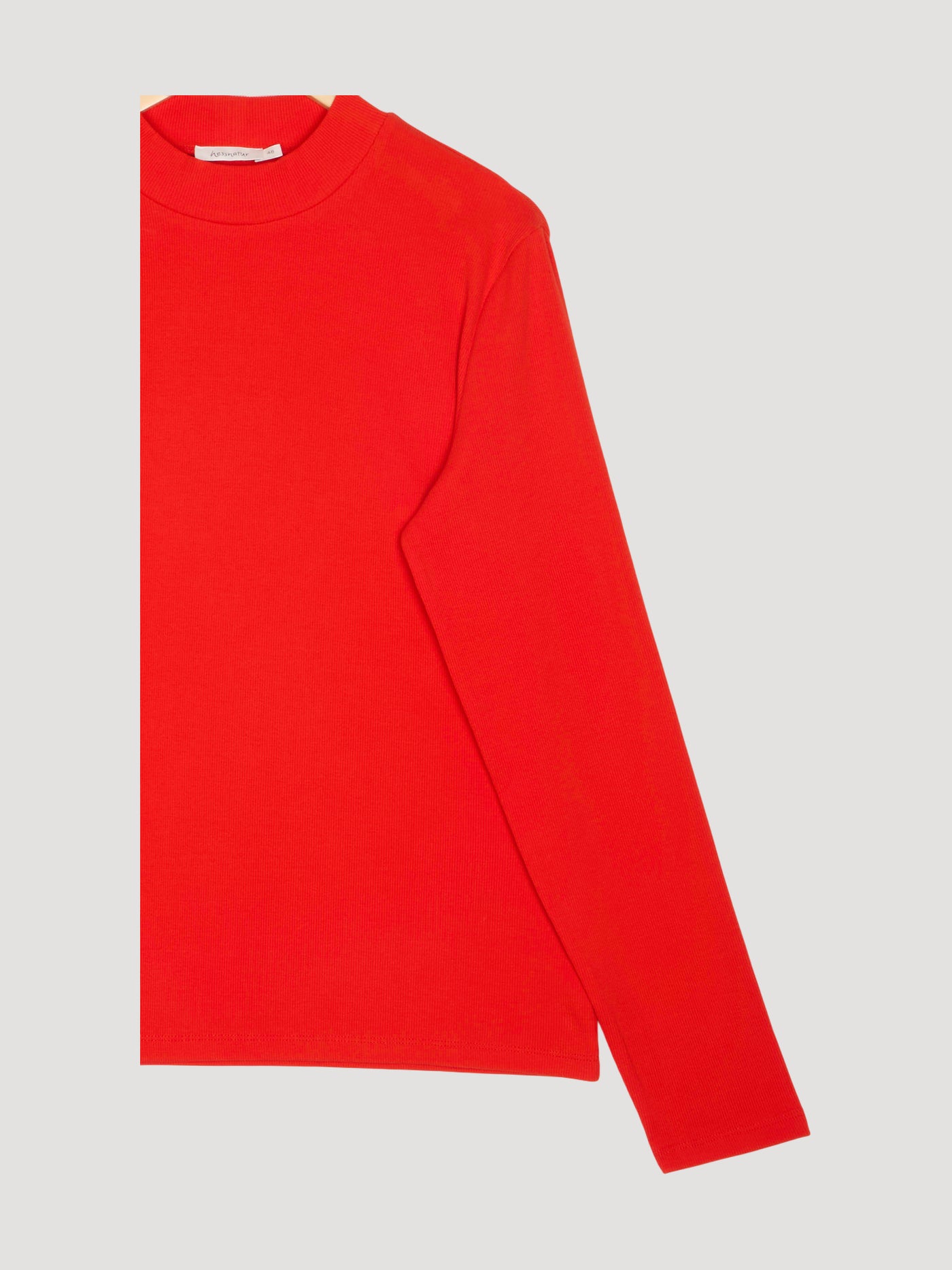 Secondhand Rib Longshirt Slim aus Bio-Baumwolle