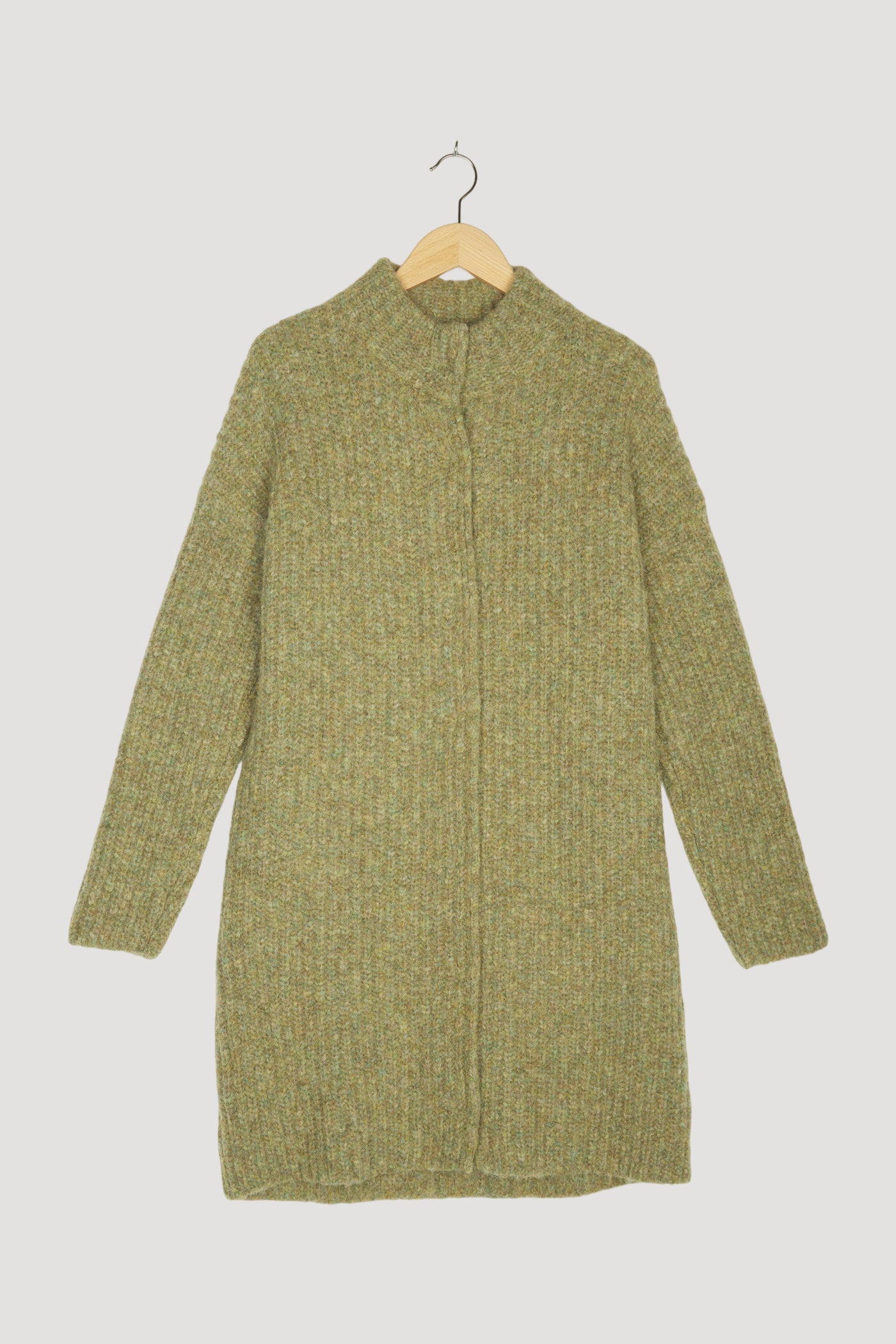 Secondhand Strickjacke aus Alpaka mit Bio-Baumwolle