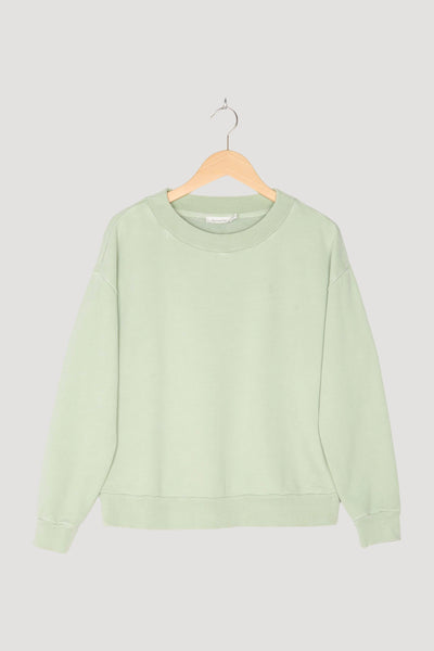 Secondhand Sweatshirt mineralgefärbt aus reiner Bio-Baumwolle
