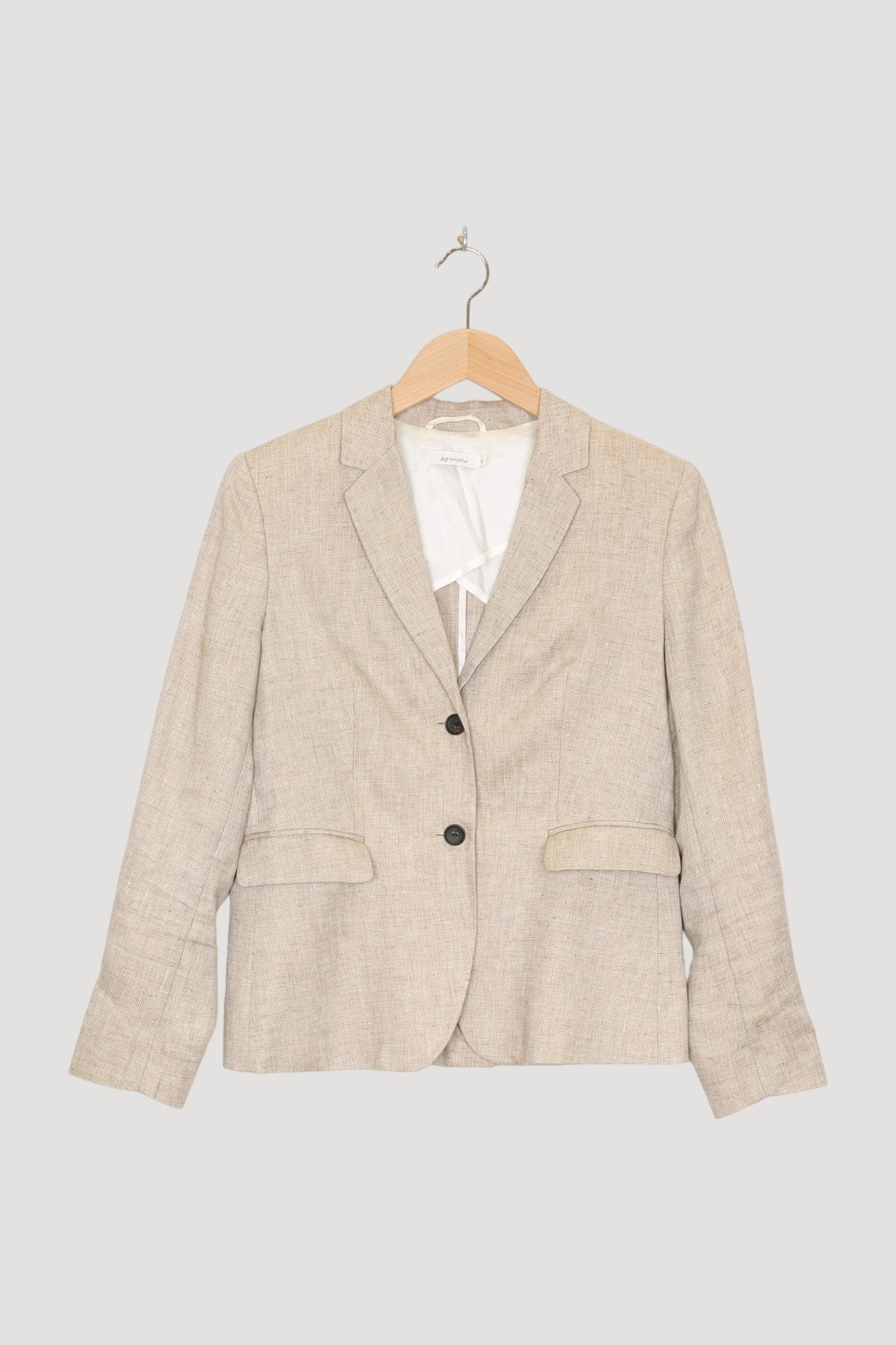 Secondhand Blazer aus reinem Bio-Leinen