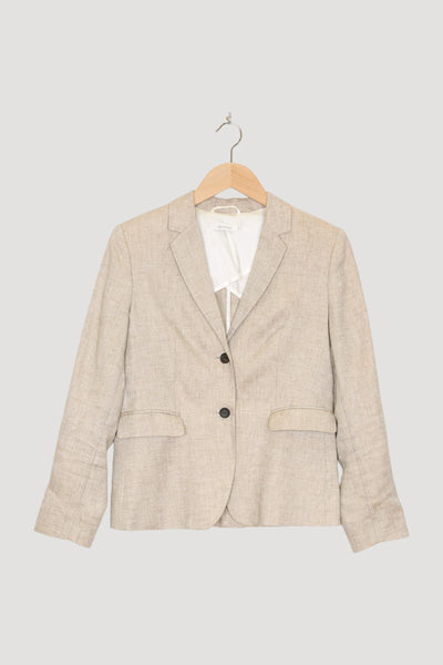 Secondhand Blazer aus reinem Bio-Leinen