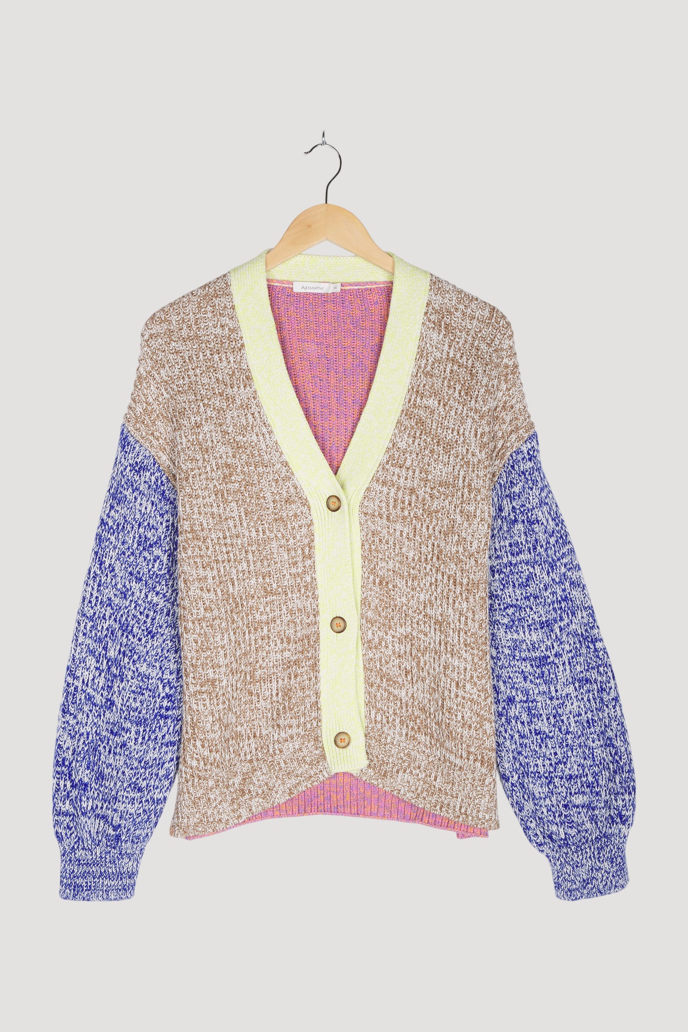 Secondhand Strickjacke aus Baumwolle