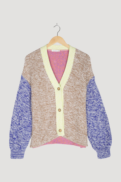 Secondhand Strickjacke aus Baumwolle