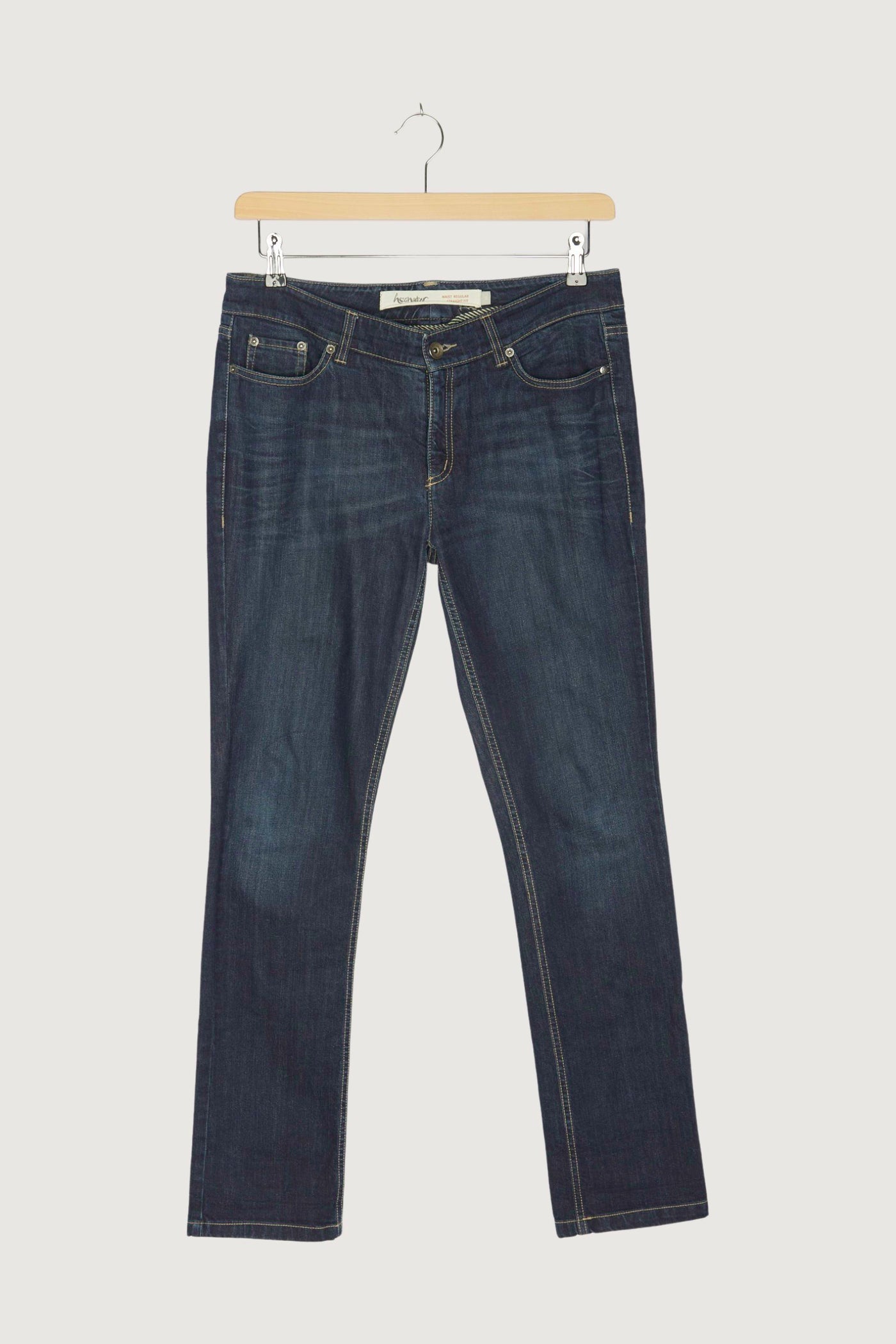 Secondhand Damen Jeans Straight Fit aus Bio-Denim