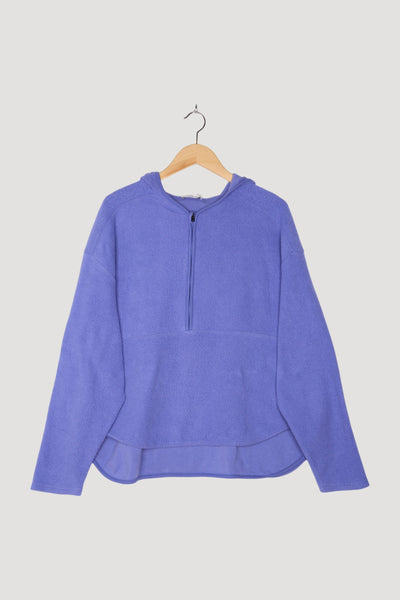 Secondhand Fleece-Hoodie aus reiner Bio-Baumwolle