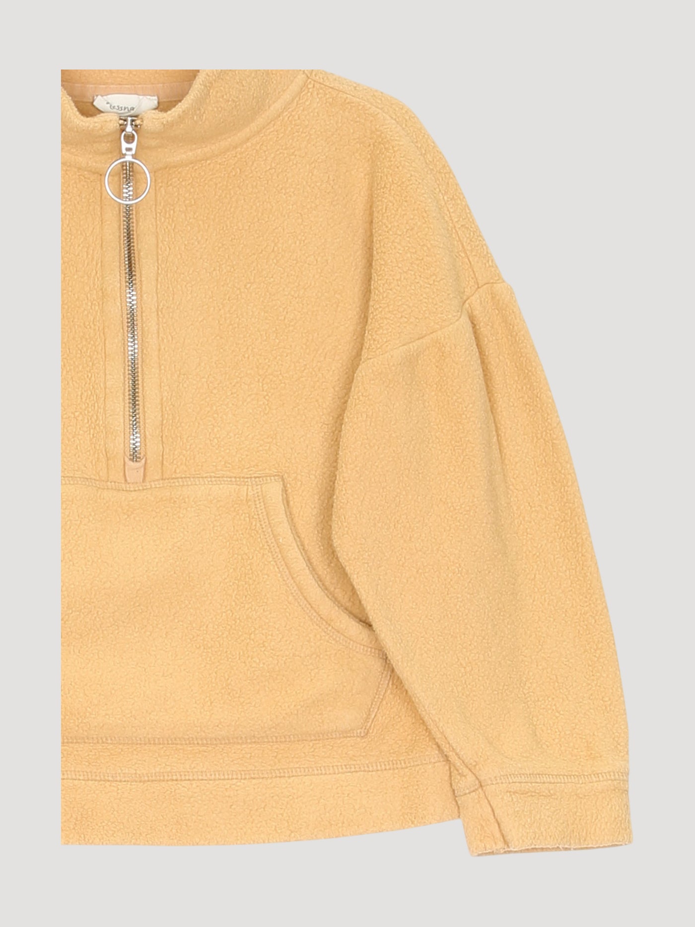 Secondhand Fleece-Troyer aus reiner Bio-Baumwolle