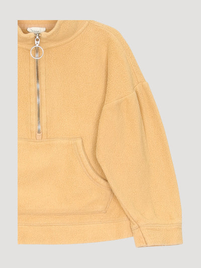 Secondhand Fleece-Troyer aus reiner Bio-Baumwolle