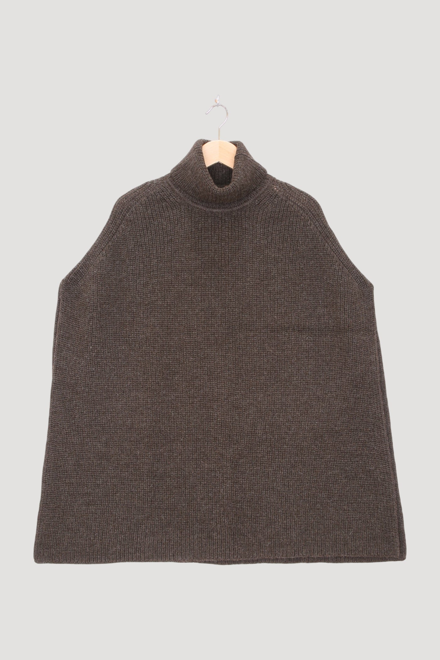 Secondhand Strickcape aus Bio-Merinowolle mit Alpaka