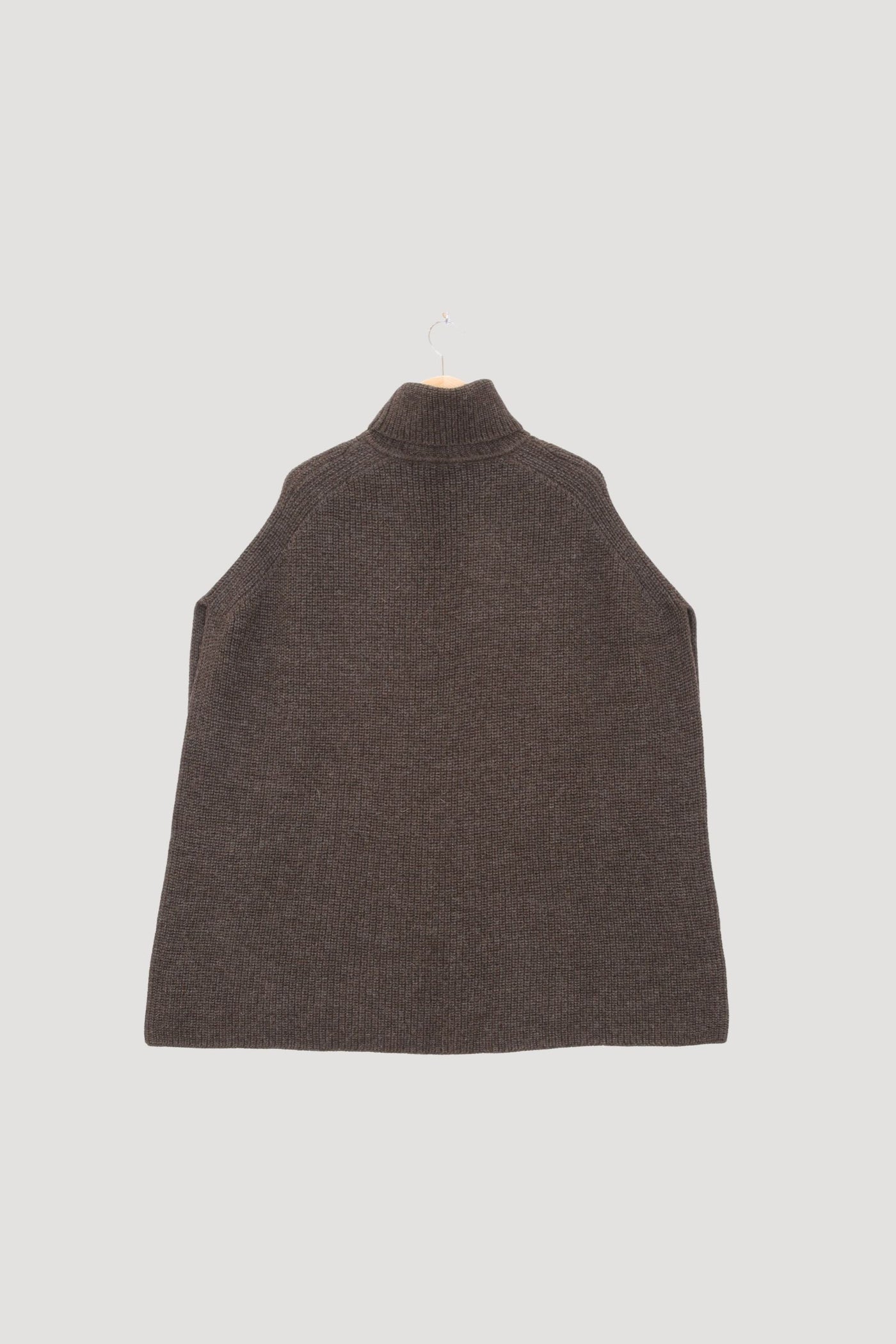 Secondhand Strickcape aus Bio-Merinowolle mit Alpaka