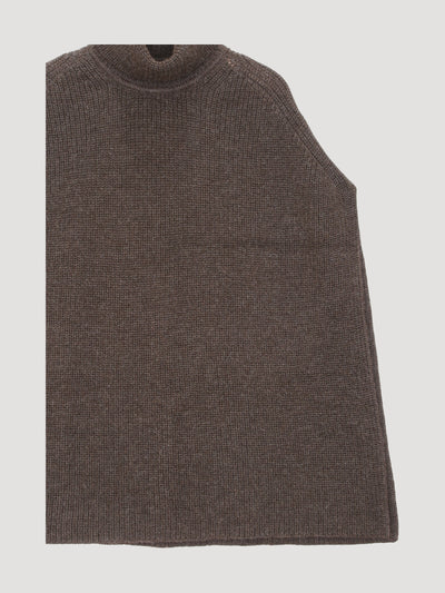 Secondhand Strickcape aus Bio-Merinowolle mit Alpaka