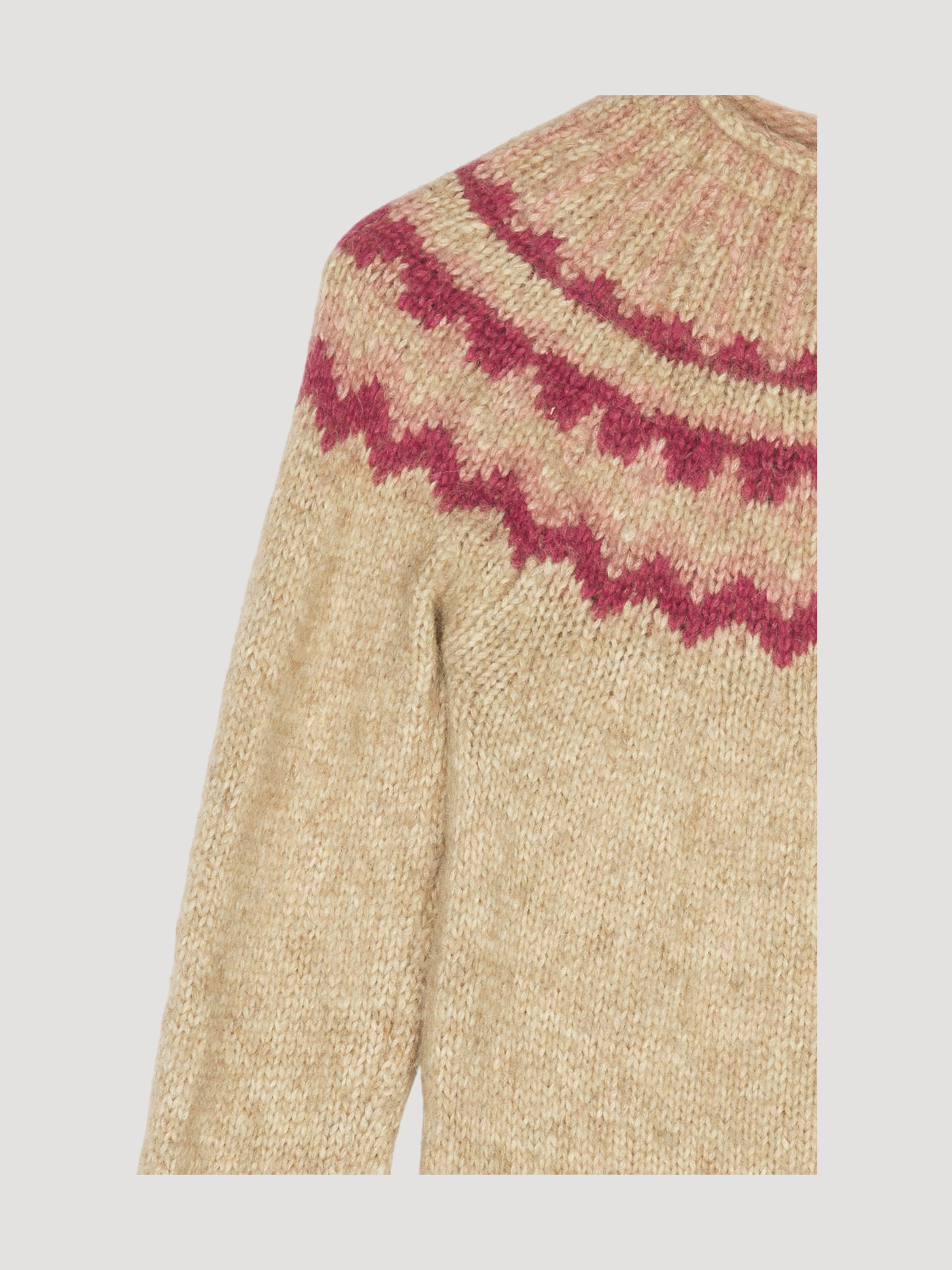 Secondhand Pullover aus Alpaka mit Baumwolle, Schurwolle und Seide