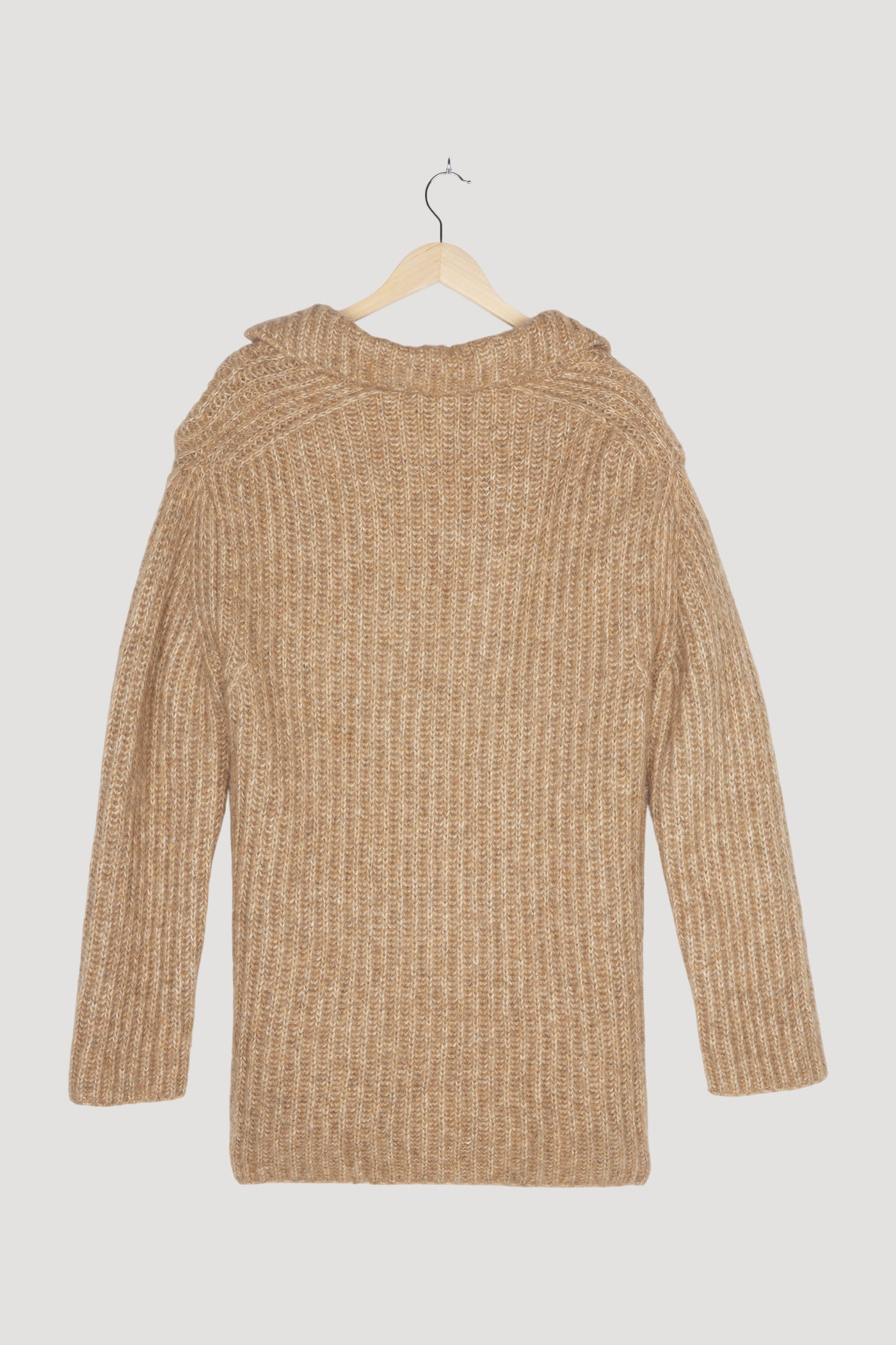 Secondhand Strickjacke aus Alpaka mit Bio-Baumwolle