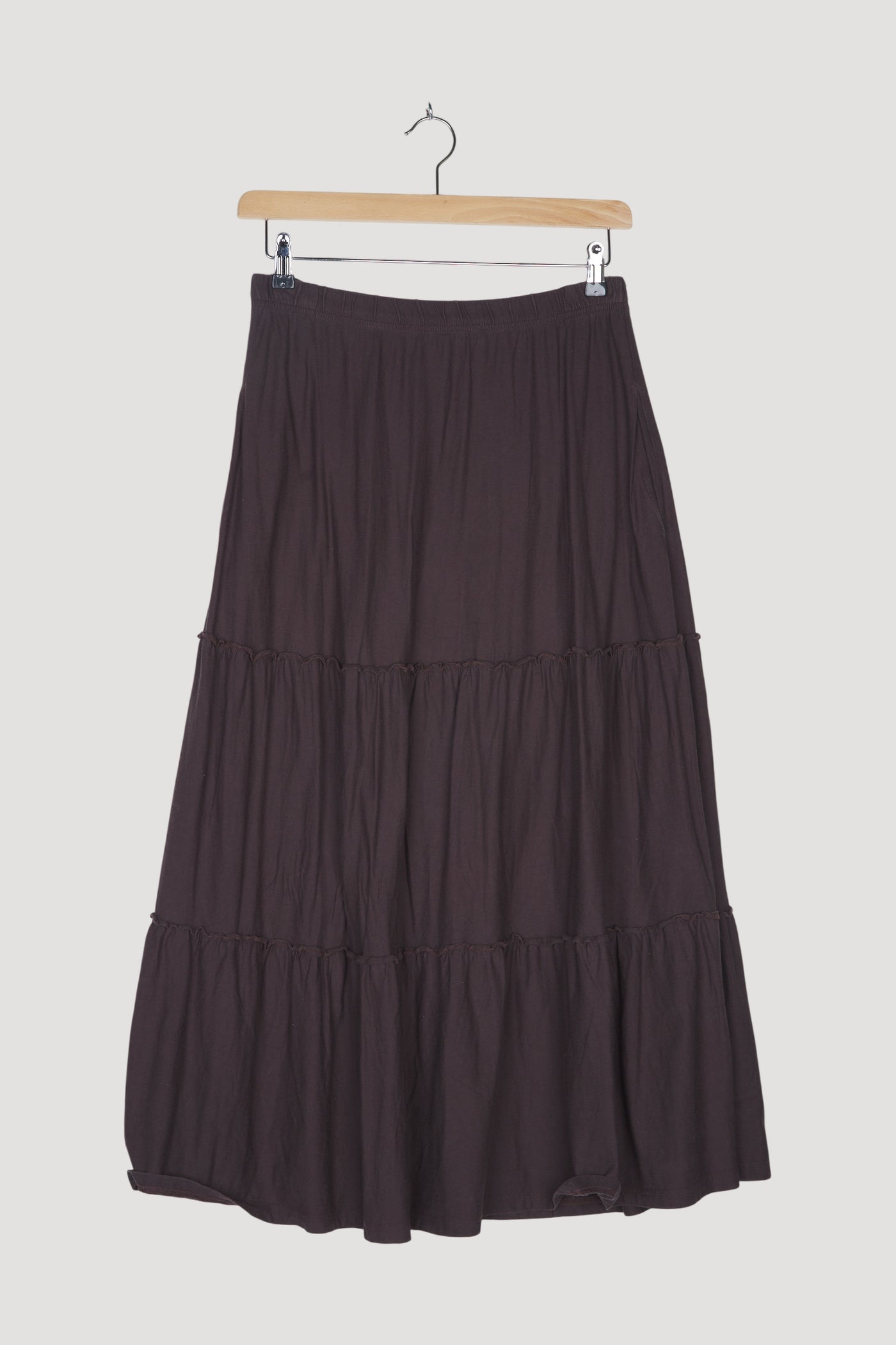 Secondhand Maxi-Rock aus reiner Bio-Baumwolle