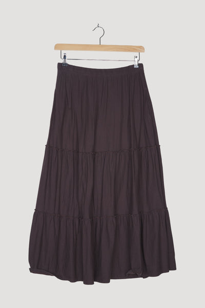 Secondhand Maxi-Rock aus reiner Bio-Baumwolle