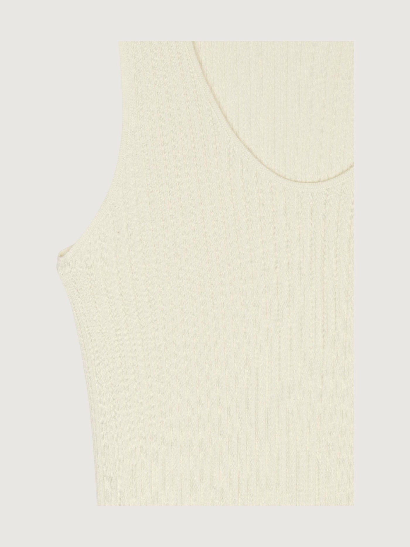 Second Hand Stricktop aus Seide mit Baumwolle