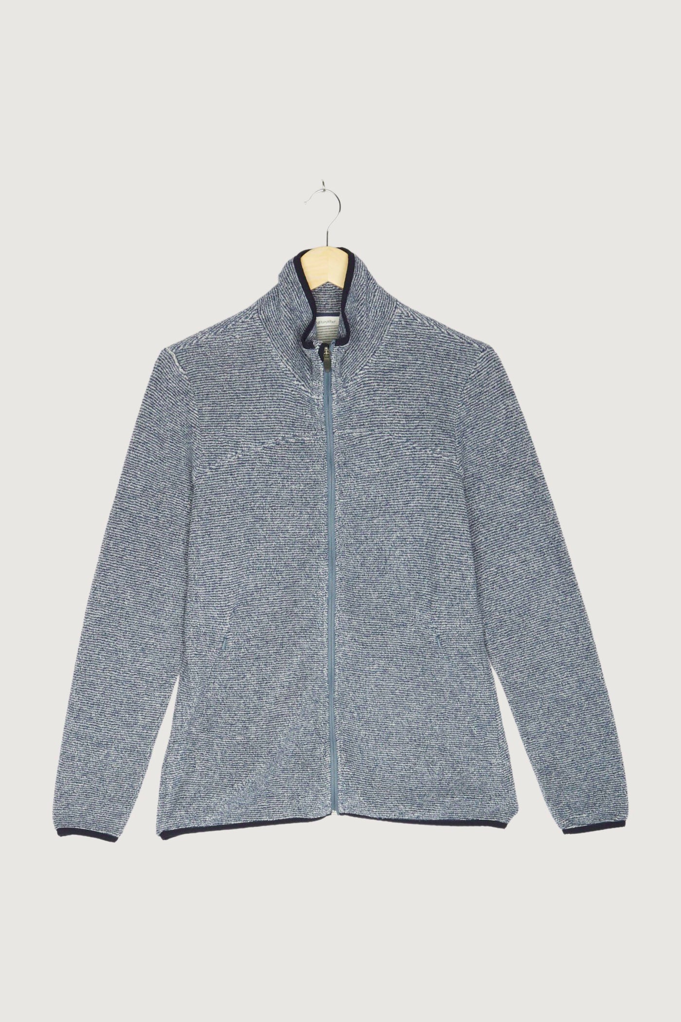 Secondhand Fleece-Jacke aus reiner Bio-Baumwolle