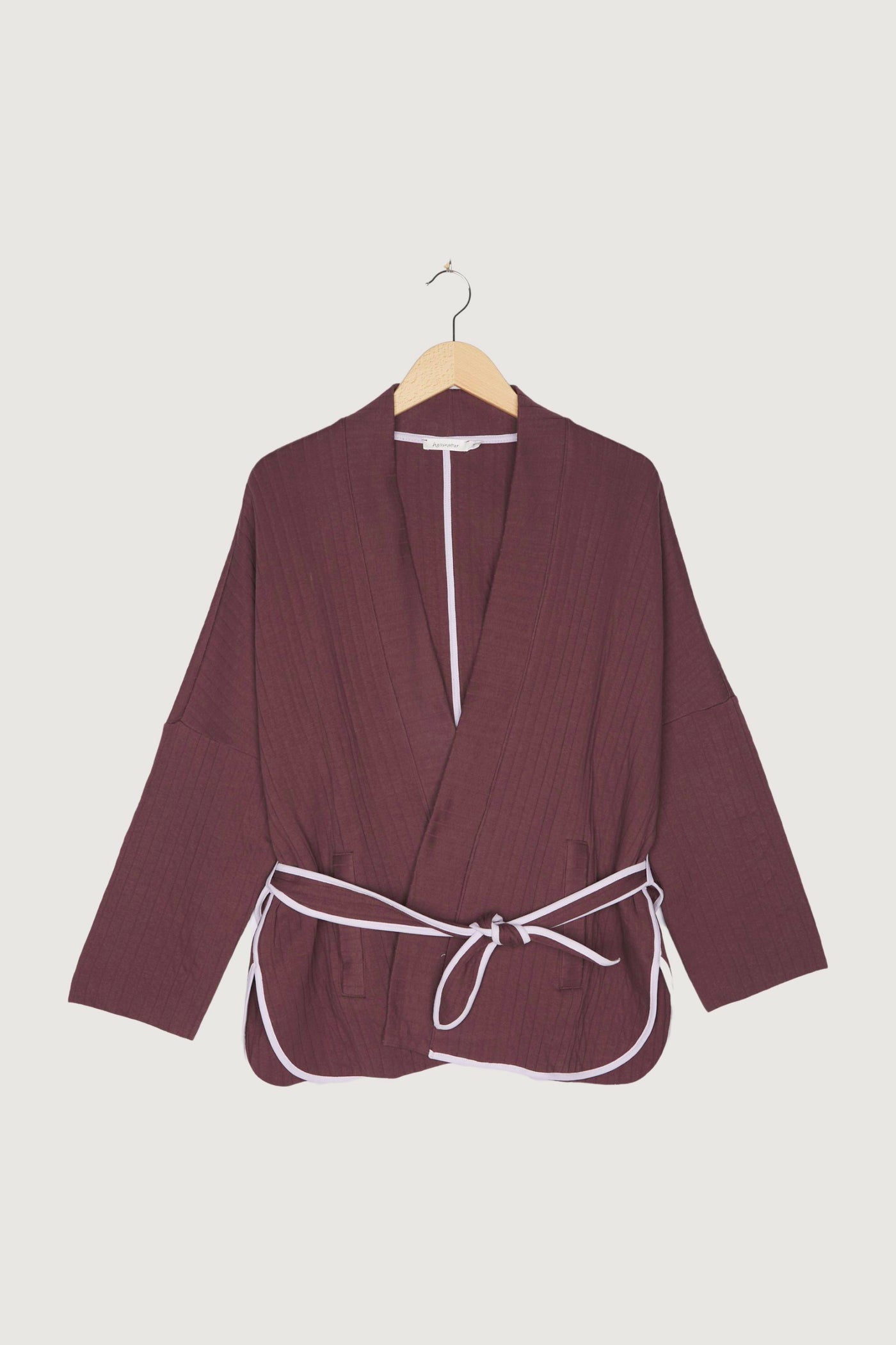 Second Hand Kimono-Jacke aus reiner Bio-Baumwolle