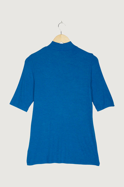 Secondhand Halbarm-Shirt aus Tencel™ Modal mit Schurwolle