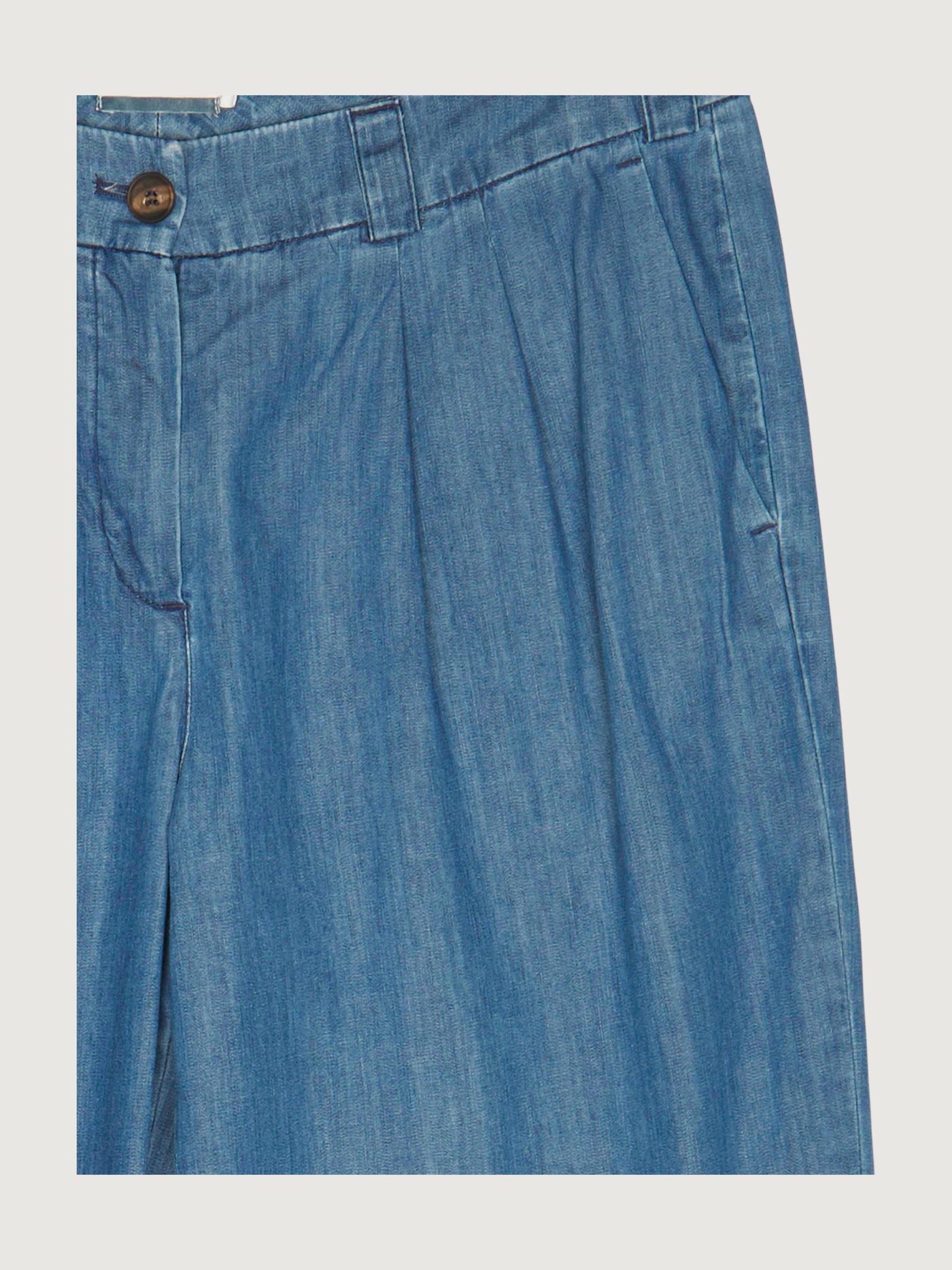 Secondhand Jeans Culotte aus reiner Bio-Baumwolle