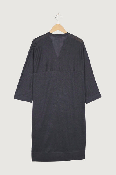 Second Hand Jersey-Kleid aus reinem Leinen